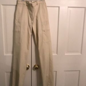 Cargo pants cream colored